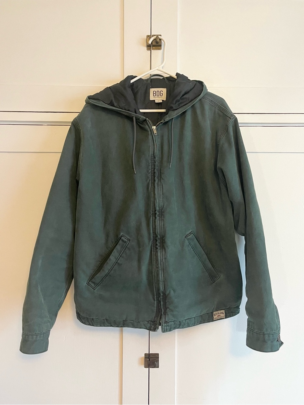 BDG Rex Petrol Canvas Skate Hoodie